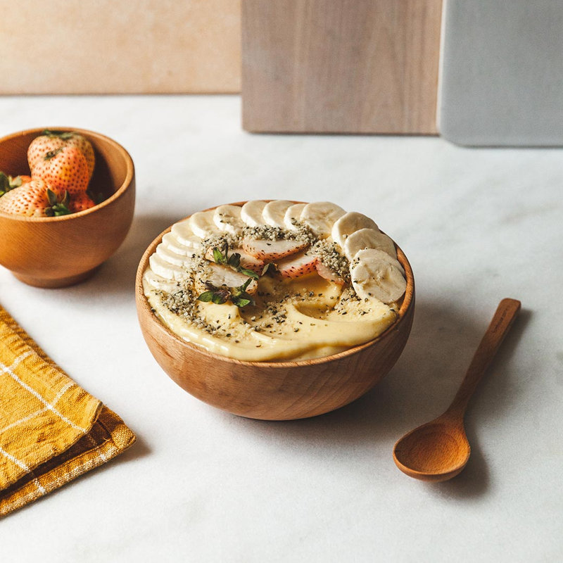 Utility Handmade Wood Salad Bowl