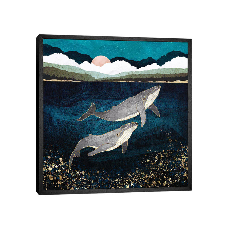 Bond VI - Print on Canvas, Black Framed, 45.72 cm H x 45.72 cm W