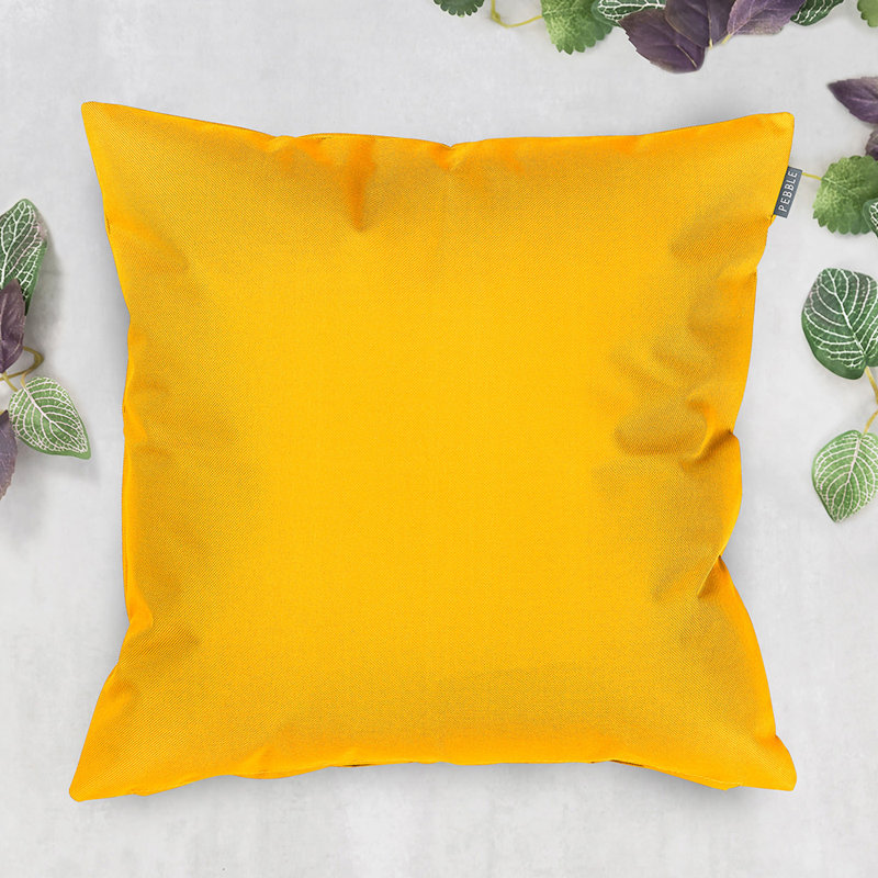 icon Indoor-Outdoor Cushion, Yellow