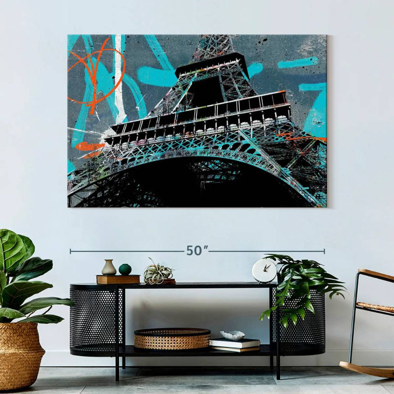 Ravi Eiffel Tower II, 34" H x 51" W