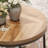 Mia 32" Round Coffee Table with 2-tier Storage Shelves