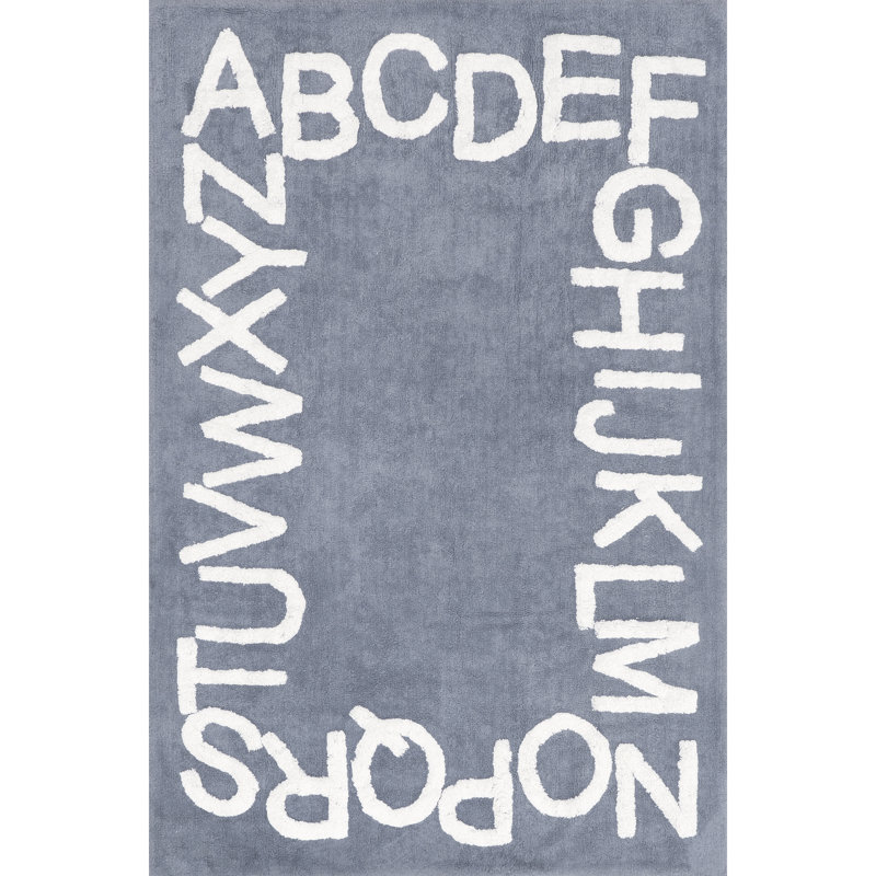 Tapis Alphabet SpinCleaneable, Rectangle 4 pi x 6 pi