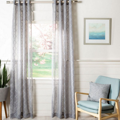 Kogan Semi Sheer Curtain Single Panel