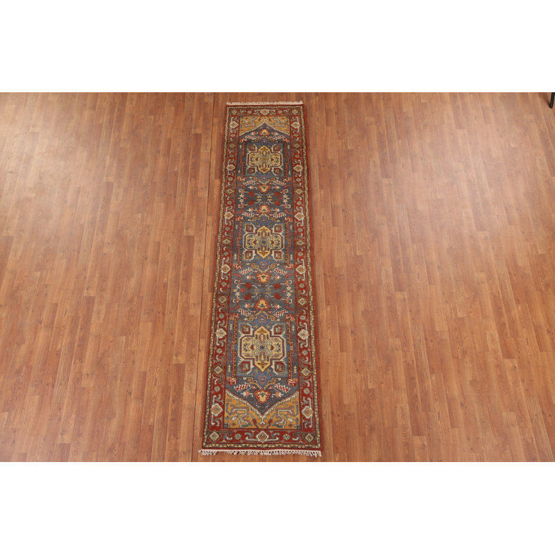Tapis de couloir oriental géométrique 2 x 9