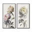 «Dahlia Flower», 2 pièces sur toile-413399924-413399923