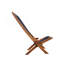 Chaise pliante en bois