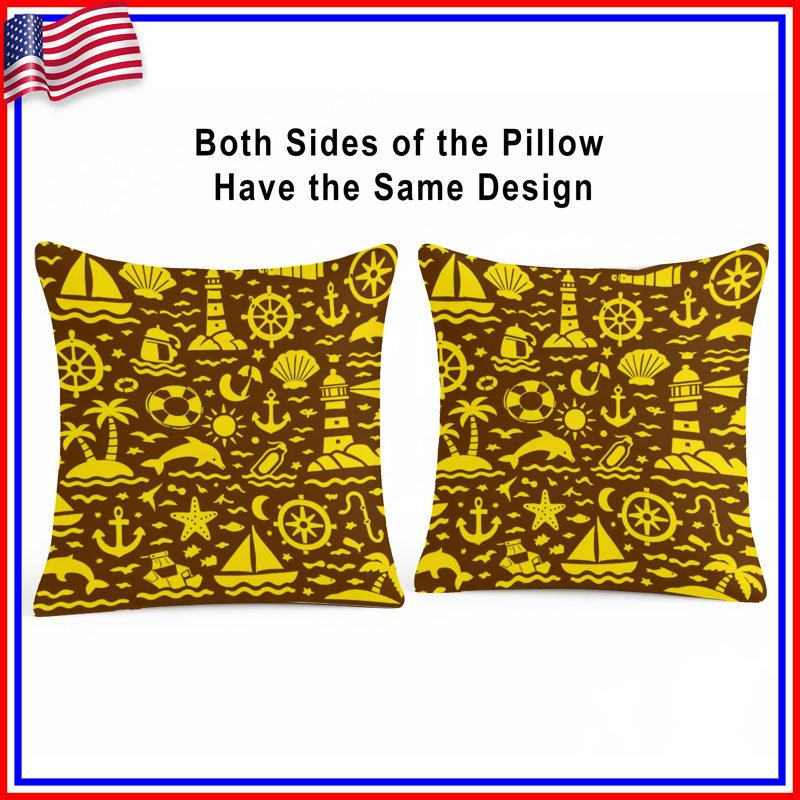 Coussins décoratifs jaunes, 26 x 26 pouces