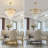 Maleaya 11 - Light Dimmable Tiered Chandelier