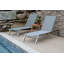 Avanti Stainless Steel Sling Outdoor Chaise Lounger
