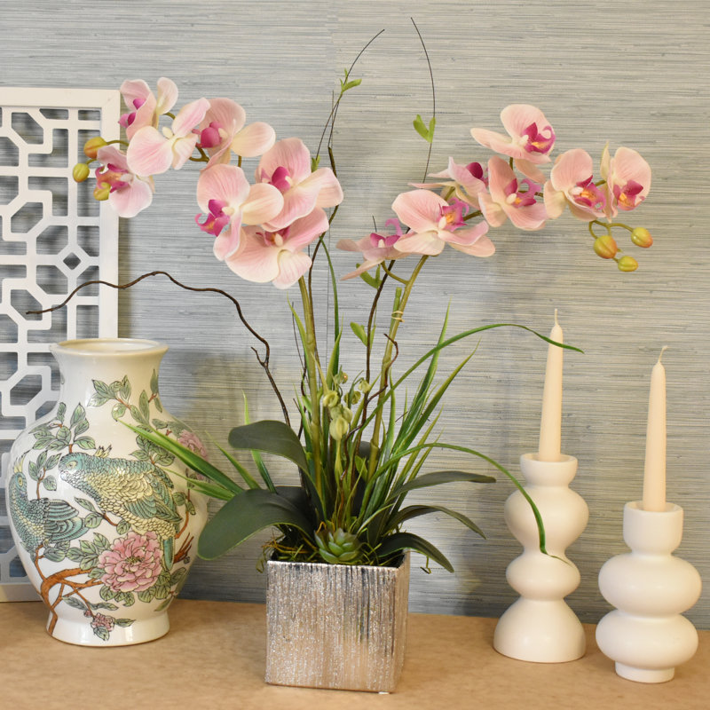 23 " Faux Silk Orchid Arrangement