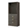 Nolan 36" Wardrobe closet with 4 drawers with 1 Shelf and Clothes Rod Closet System