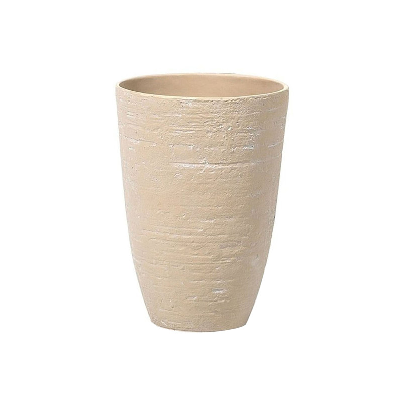 Abdalrhman Pot Planter, Beige, 50cm H x 35cm W x 35cm D