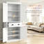 Grand garde-manger blanc Farmhouse