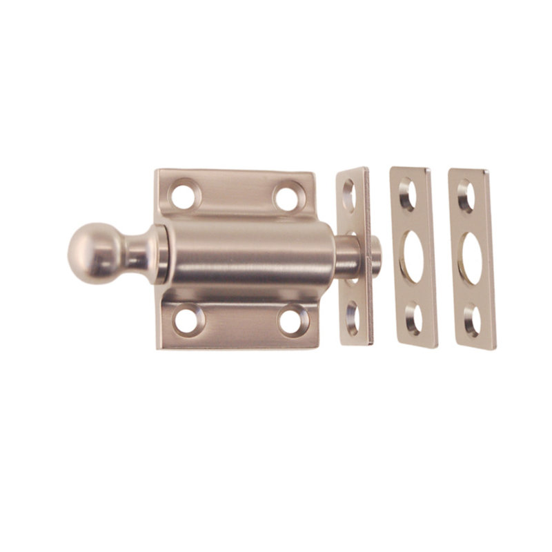 Boulon de ventilation en nickel brossé pour fenêtres à guirlande "Beaumont", Nickel brossé
