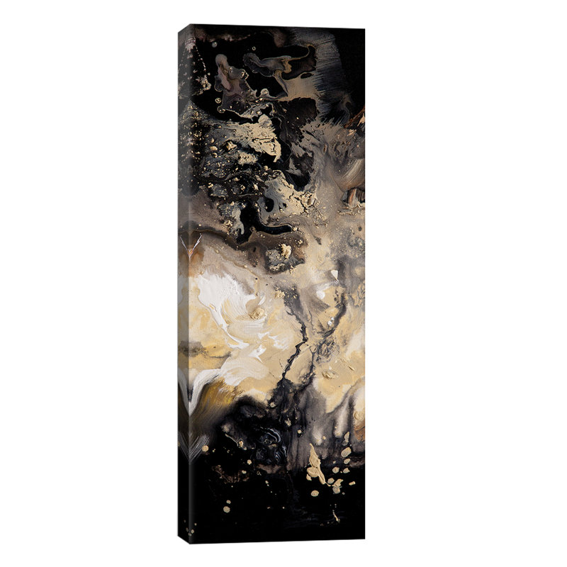 Starry Night Panel IV by Osnat Tzadok - Wrapped Canvas Panoramic Painting, 30.48 cm H x 91.44 cm W x 1.91 cm D