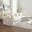 Canapé en chenille 3 pièces avec coussin moelleux-855586087