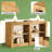 Side Table,Console Table,3-Tier Entryway Table