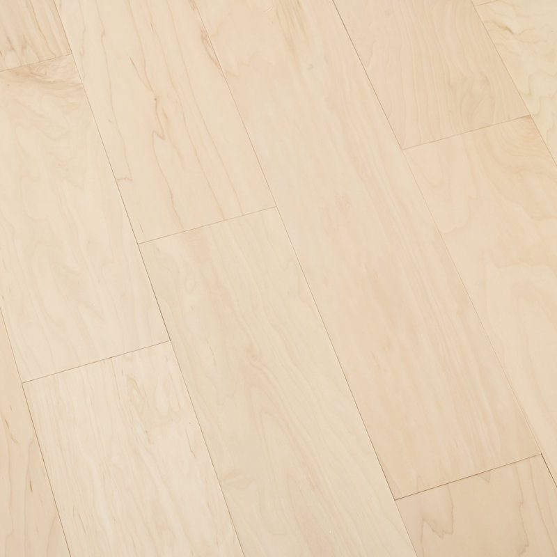 Plancher de bois franc d'ingénierie Mohawk Advance 6,5 po x 48 po x 9,5 mm, Érable canari