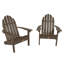 Chaise Adirondack résistante aux intempéries Hintz-61085250
