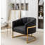 Fauteuil demi-tonneau rembourré l 30 po Romy-1182314356