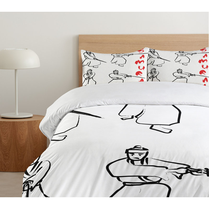 Ambesonne Eclectic Duvet Cover Set