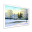 Paysage, arbres verts, peinture sur toile d'hiver-59758224-59758225