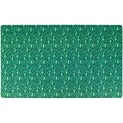 Napperon pour animal de compagnie, tapis d'alimentation pour chien et chat - Tissu absorbant, envers imperméable, antidérapant, lavable à la machine (vert bruine) (12 po x 20 po) (fabriqué aux États-Unis)