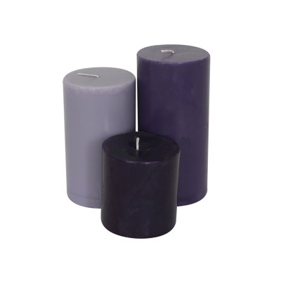Unscented Scented Pillar Candle