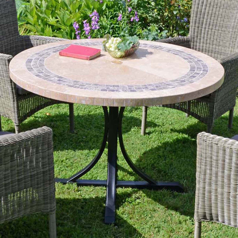 VERMONT Garden Stone Mosaic Table