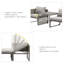 Junita Powder Coated Steel Outdoor Bench