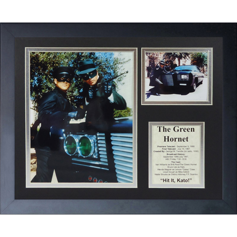 "the green hornet" , reproduction de photo encadrée