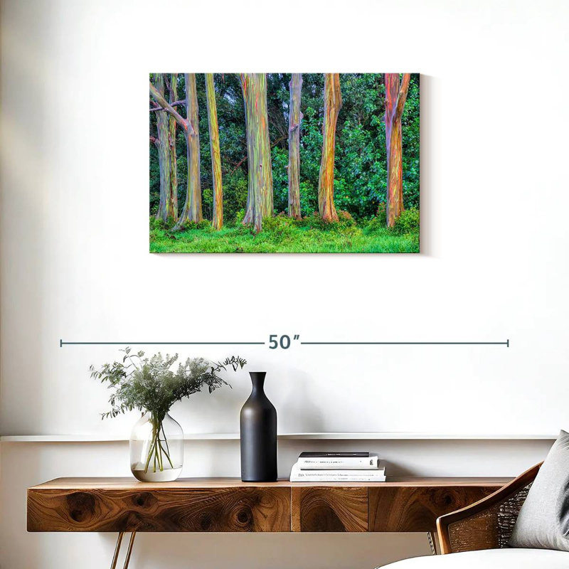 " Eucalyptus Rainbow Trees ", 20" H x 30" W x 1.25" D