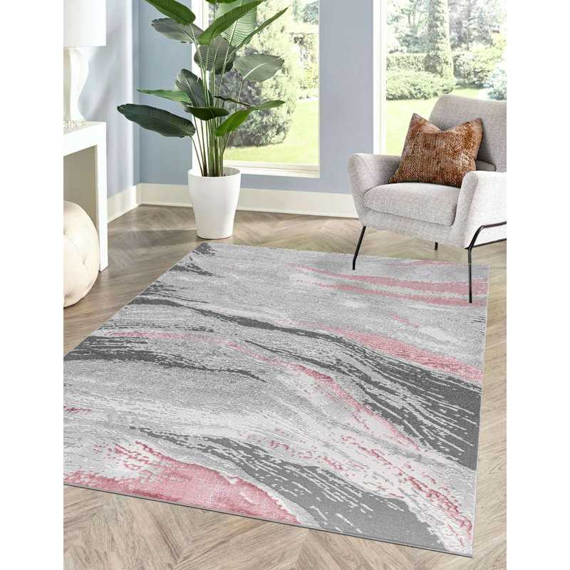 Demontay Floral Indoor / Outdoor Area Rug, Rectangle 200 x 290 cm