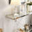 Modern Clear Glass Console Table