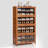 9-Tier 40 Pairs Shoe Cabinet with Acrylic Door, Bamboo Shoe Rack Storage Organizer for Entryway