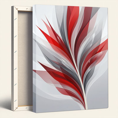 Plume abstraite, reproduction d'art sur toile, ensemble de 1