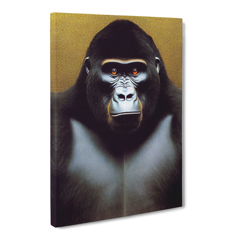 Gorilla - Wrapped Canvas, 60cm H x 40cm W x 3cm D