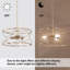 Luminaire suspendu moderne 3 lumières Glam Cage