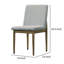 Chaise de salle à manger rembourrée Jasneet