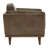 Allotey 41" Wide Genuine Leather Armchair