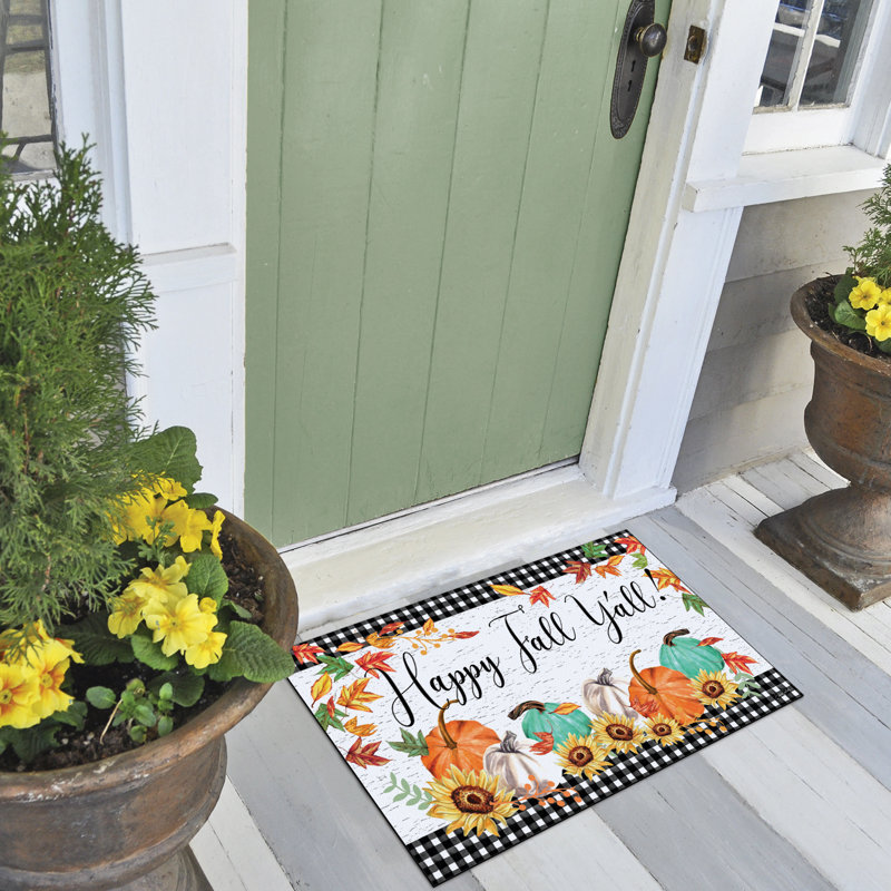 Happy Fall Indoor/Outdoor Entryway Floor Mat