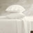4 Pieces Sateen Sheet Set,White-122818043-122818038