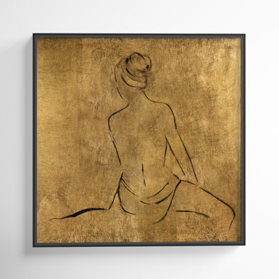 Maia "Golden Bather II" Print by Sally Swatland