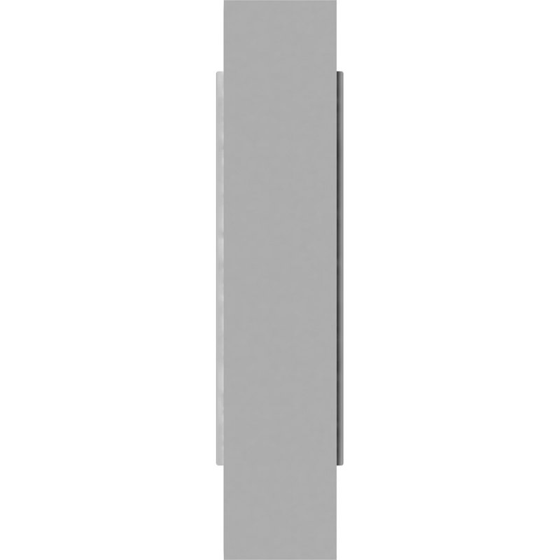 Pass Through Newel Post w/Panel