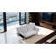 Futon canapé Biscuit capitonné dossier 1pc canapé réglable accoudoirs convertible en canapé-lit-1894159398