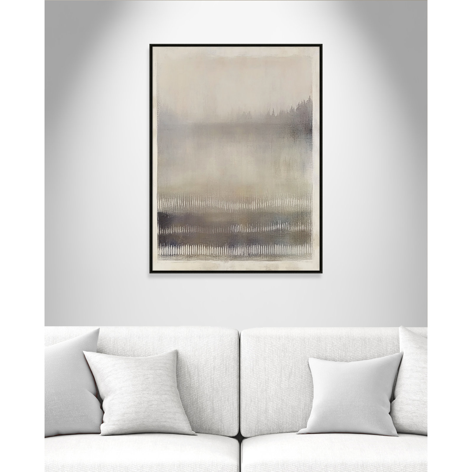 Balanced Silence III Print by Irena Orlov, 49.5" H x 37.5" W, Espresso Floater