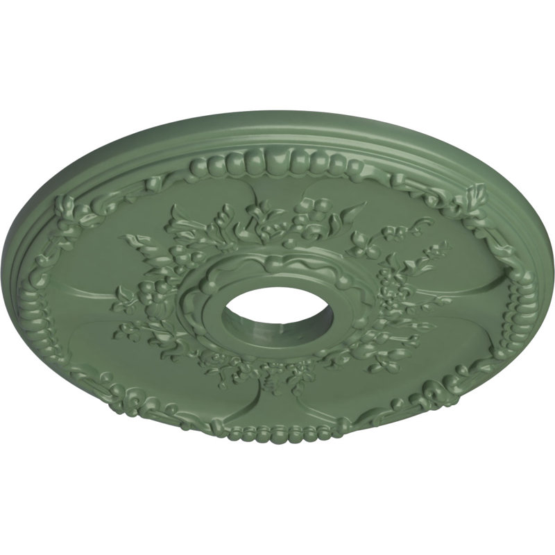 Antioch Ceiling Medallion, Athenian Green