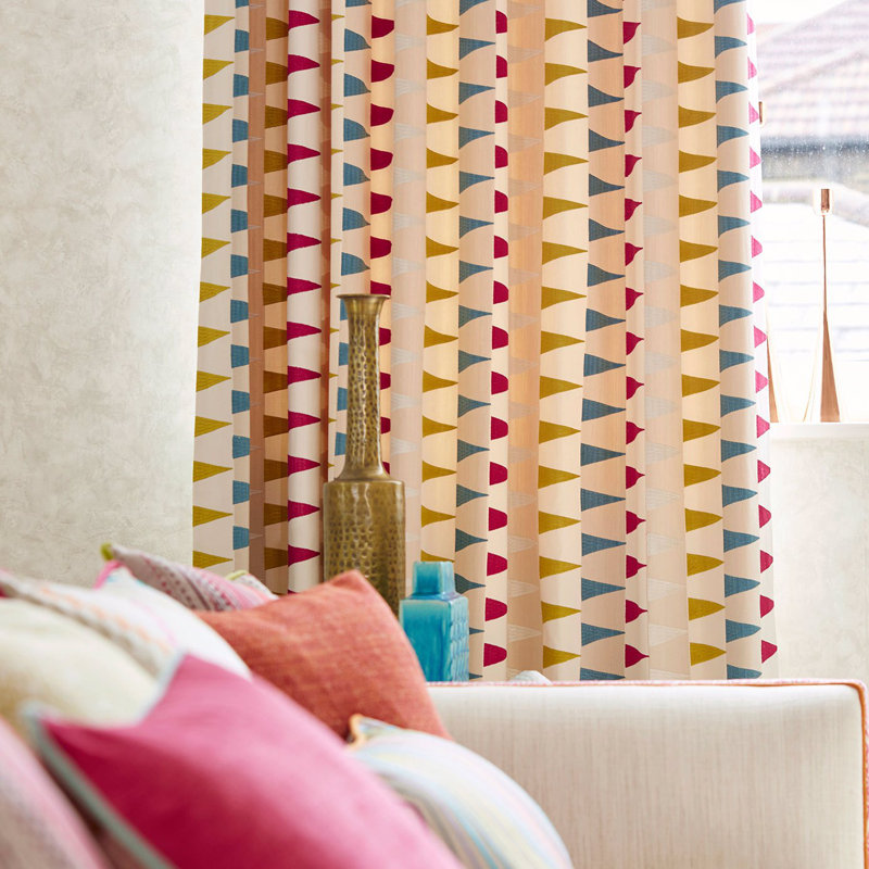 Azul Fabric, Fuchsia/Seaglass/Zest