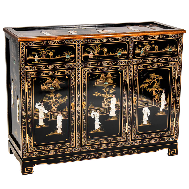 Abifoluwa 46'' Solid Wood Sideboard