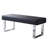 Cialan Faux Leather Upholstered Bench with Stainless Steel Frame-1689387075-1685222767